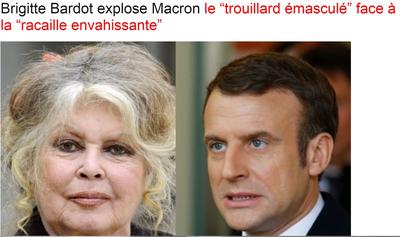 Macron le “trouillard émasculé”